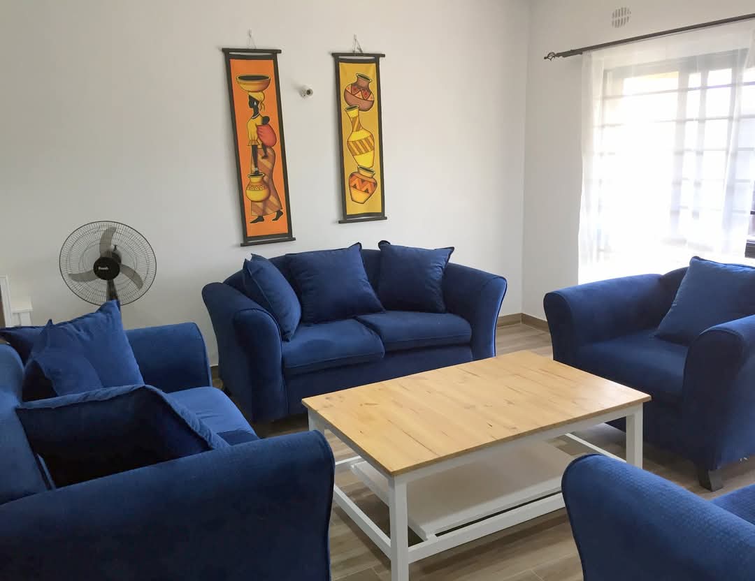 Blue Seating Area